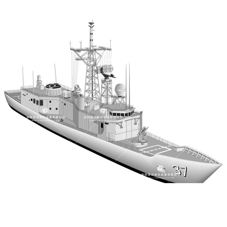 温宿充气侦查船模型